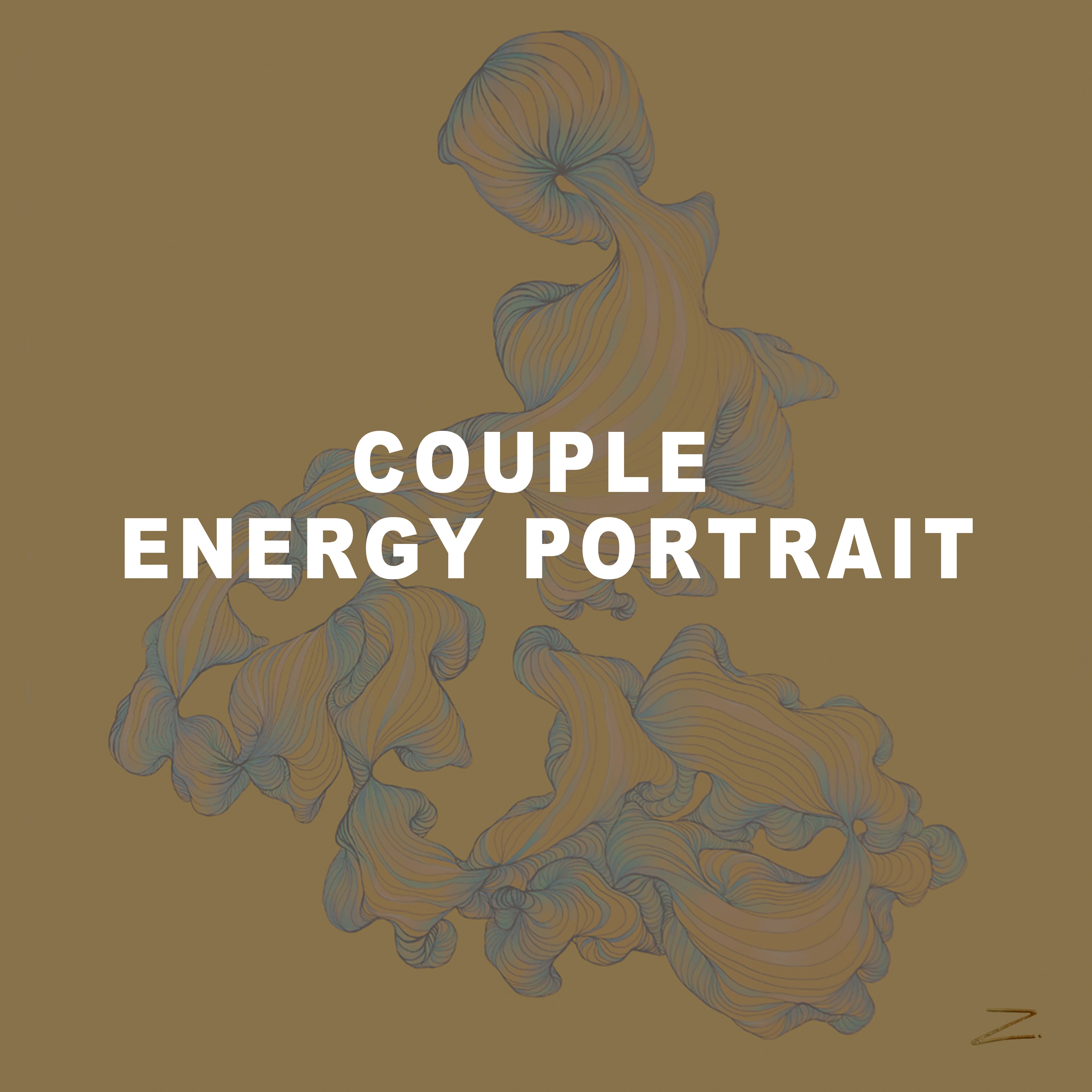 Couple Energy Portrait 32" x 40"