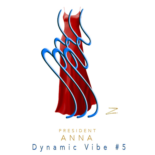 President Anna  - Hand Painted with Vibe #5