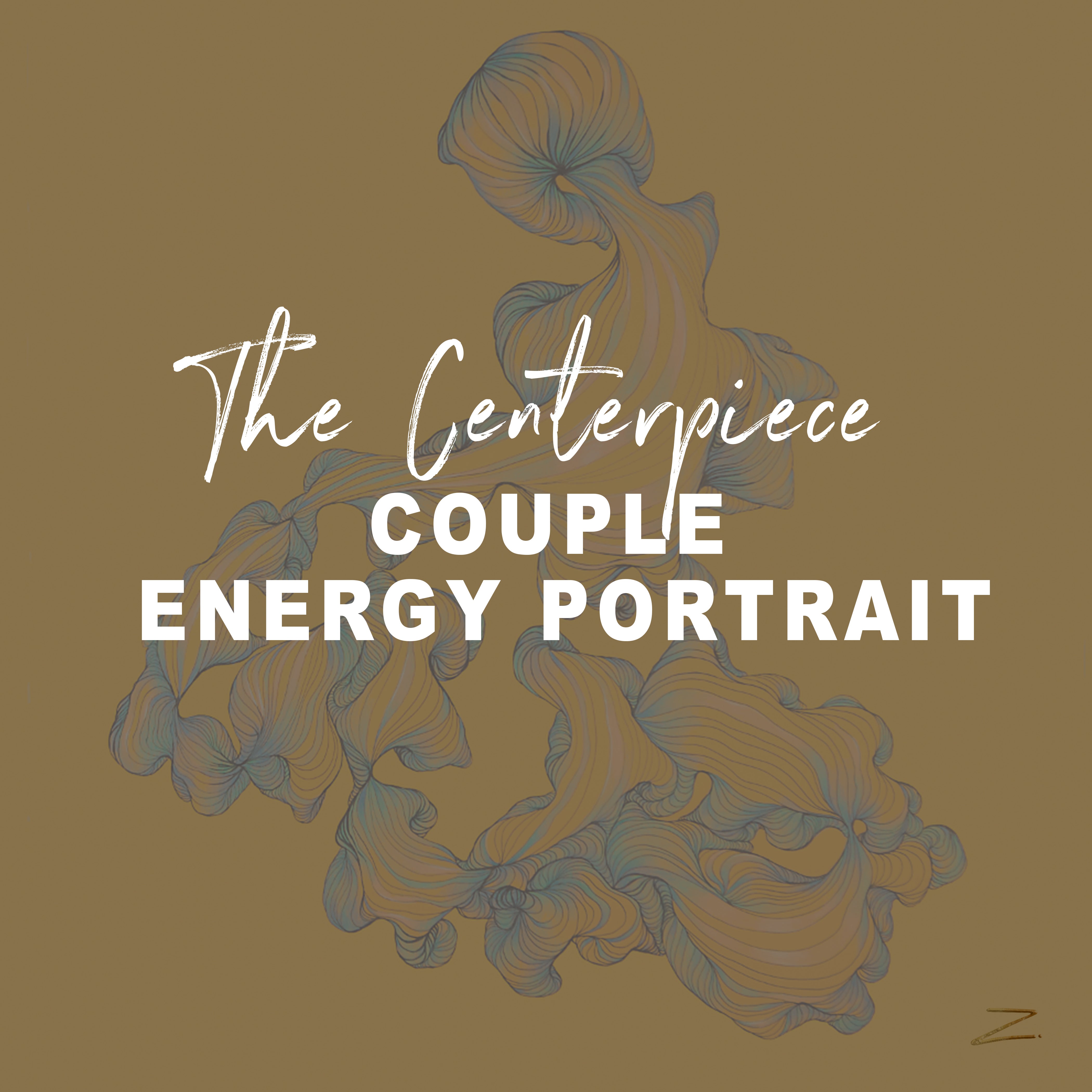 The Centerpiece Couple Energy Portrait 40" x 60"